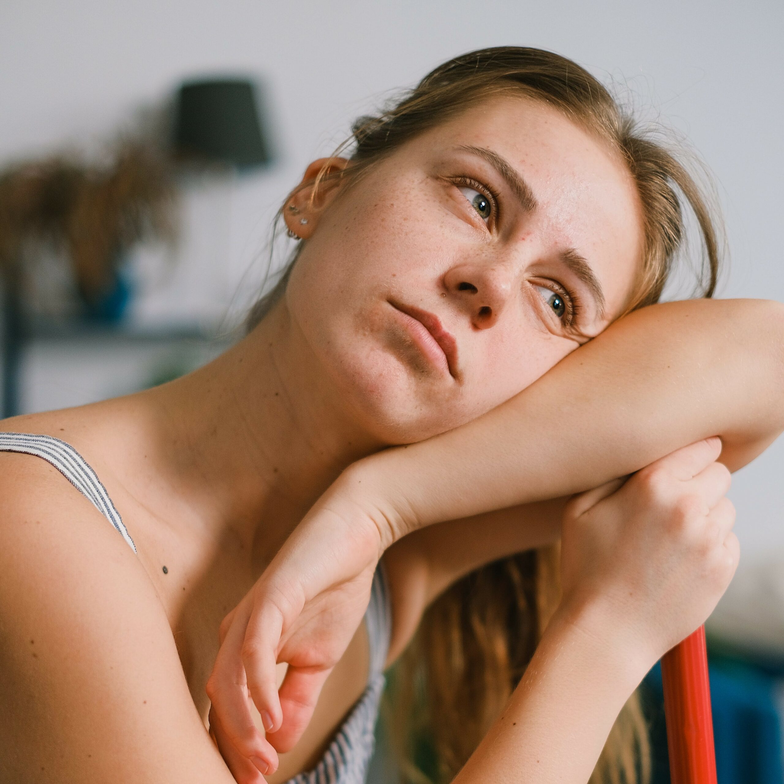 Le regard fatigué